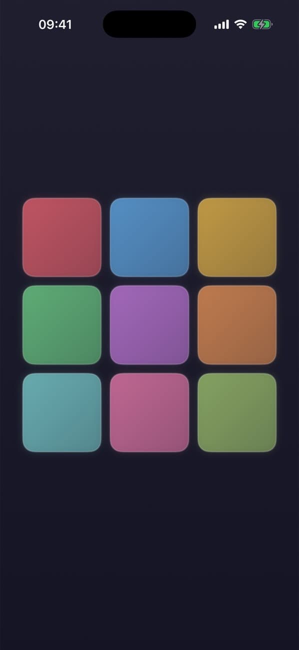 Drum Pad: Tap colorful pads